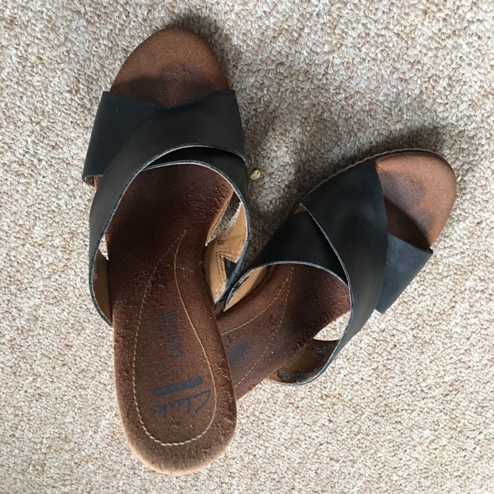 Clarks leather sandals